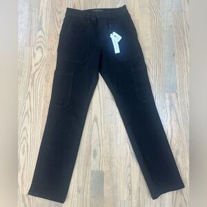 Sanctuary Women's Black Straight Leg Cargo Pants